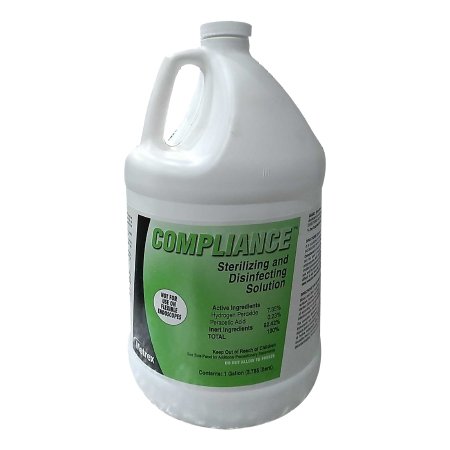 Metrex Research Compliance™ Surface Disinfectant Cleaner Peroxide Based Manual Pour Liquid 1 gal. Jug Acidic Scent NonSterile - Case of 4 - 10-2500-CS