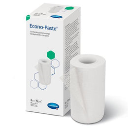 Hartmann Unna Boot Bandage Econo-Paste® 4 Inch X 10 Yard Knitted Gauze Zinc Oxide Paste NonSterile - Each - 47400000-EA