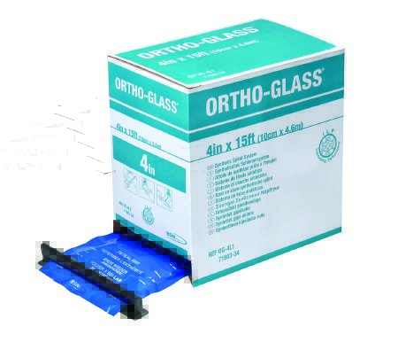 BSN Medical Padded Precut Splint ORTHO-GLASS® 2 X 12 Inch Fiberglass White - Box of 10 - OG-2PC-BX