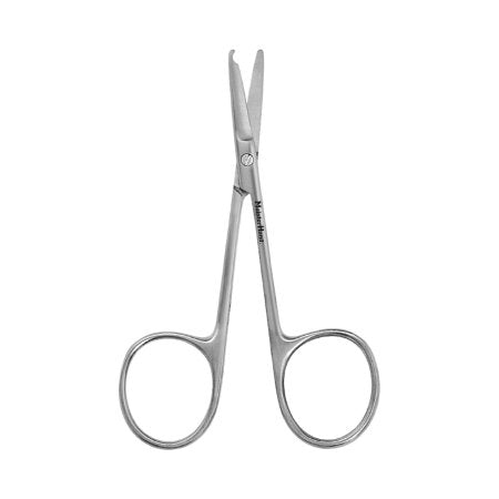 Integra Lifesciences Stitch Scissors MeisterHand® Spencer 3-1/2 Inch Length Surgical Grade Stainless Steel NonSterile Finger Ring Handle Straight Blunt Tip / Blunt Tip - Each - MH9-100-EA