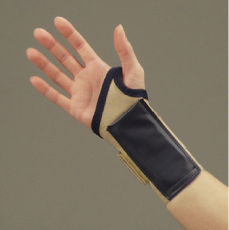 DeRoyal Wrist Flexion Splint ProFlex® Elastic Left Hand Beige / Black Large - Each - 9400LL-EA
