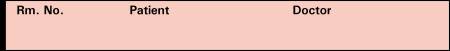 Precision Dynamics Pre-Printed Label Timemed Advisory Label Pink Paper Room no. Patient_Doctor_ Black Patient Information 1/2 X 1 Inch - Roll of 1 - N-5-4-RL