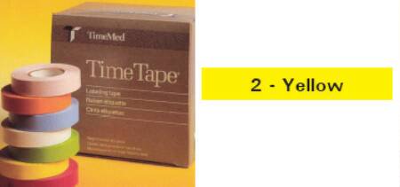 Precision Dynamics Blank Label Tape Time® Multipurpose Label Yellow Vinyl 1/2 X 500 Inch - Roll of 1 - T-512-2-RL