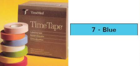 Precision Dynamics Blank Label Tape Time® Multipurpose Label Blue Vinyl 1/2 X 500 Inch - Roll of 1 - T-512-7-RL