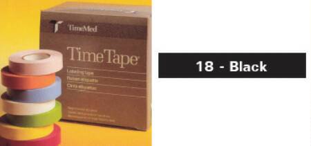 Precision Dynamics Blank Label Tape Time® Multipurpose Label Black Vinyl 1/2 X 500 Inch - Roll of 1 - T-512-18-RL