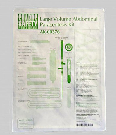 Teleflex Paracentesis Tray Abdominal Fluid Sterile - Case of 6 - AK-00376-CS