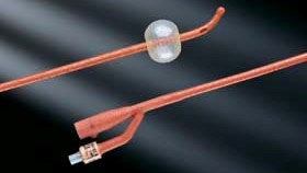 Bard Foley Catheter Bardex® I.C. 2-Way Coude Tip 5 cc Balloon 12 Fr. Red Rubber - Case of 12 - 0102SI12-CS