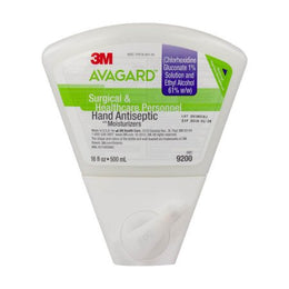 3M Waterless Surgical Scrub 3M™ Avagard™ 16 oz. Dispenser Refill Bottle 1% / 61% Strength CHG (Chlorhexidine Gluconate) / Ethyl Alcohol NonSterile - Case of 8 - 9200-CS