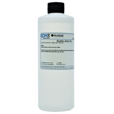 EDM 3 LLC Chemistry Reagent Acetic Acid ACS Grade 5% 16 oz. - Each - 400450-EA