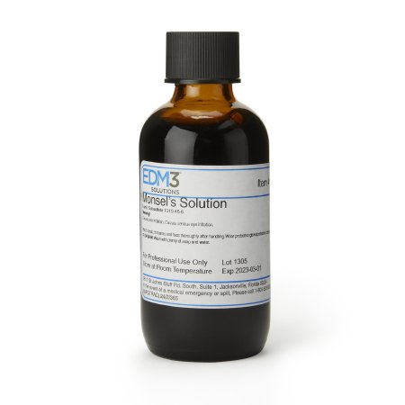 EDM 3 LLC Monsel's Solution (Ferric Subsulfate) EDM3® 2 oz. - Each - 400490-EA