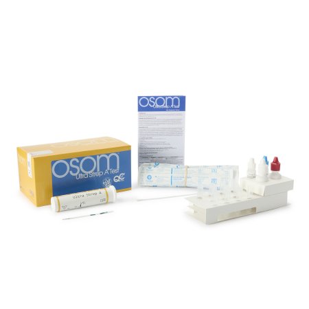 Sekisui Diagnostics Respiratory Test Kit OSOM® Ultra Infectious Disease Immunoassay Strep A Test Throat Swab Sample 50 Tests CLIA Waived - KT/50 - 149-KT