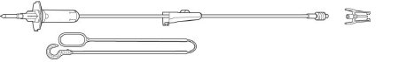 Baxter Secondary IV Administration Set 37 Inch Tubing - Case of 48 - 2H7451-CS