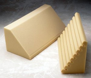 Span America Positioner Wedge Geo-Matt® 11-5/8 W X 20 D X 7-3/8 H Inch Foam Freestanding - Case of 6 - 50960-300-CS