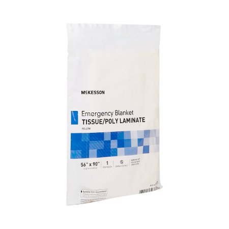 McKesson Rescue Blanket McKesson 56 W X 90 L Inch Tissue / Poly Laminate 0.67 lbs. - Each - 18-077-EA