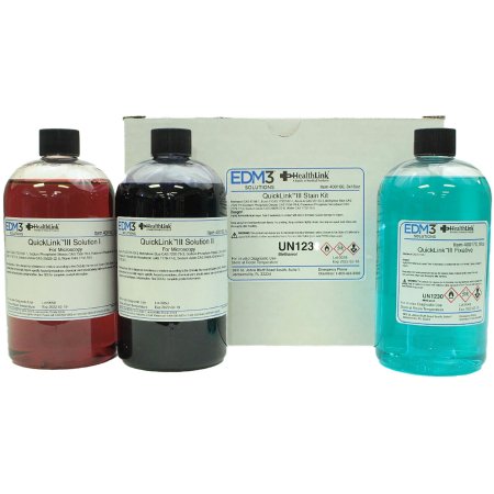 EDM 3 LLC Stain Kit Quicklink III™ 3 X 16 oz. - Pack of 3 - 400160-PK