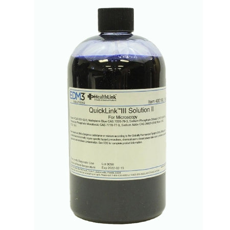 EDM 3 LLC Stain Solution 2 Quick III™ Solution II 16 oz. - BT/1 - 400180-BT