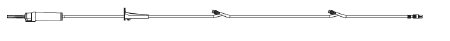 BD Primary IV Administration Set Carefusion Gravity 2 Ports 20 Drops / mL Drip Rate With Filter 104 Inch Tubing - Case of 100 - 42273E-CS