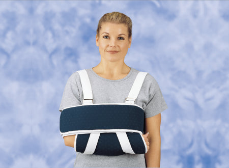 DeRoyal Shoulder Sling and Swathe DeRoyal® Bariatirc One Size Fits Most / X-Long Swathe Foam Buckle Closure Left or Right Arm - Each - 4442-10-EA