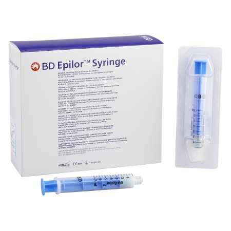 BD LOR Syringe Epilor™ Luer Lock Tip Without Safety - Box of 10 - 405291-BX