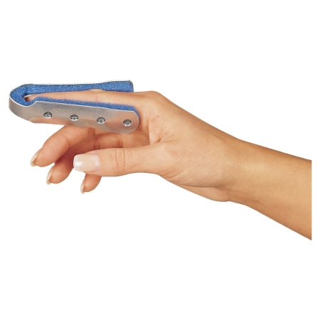 DeRoyal Finger Splint X-Large Without Fastening Left Hand Silver - Pack of 12 - 9111-08-PK