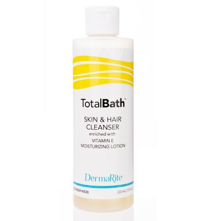 DermaRite Industries Body Wash DermaRite® TotalBath® Lotion 7.5 oz. Bottle Mild Scent - BT/1 - 0028-BT