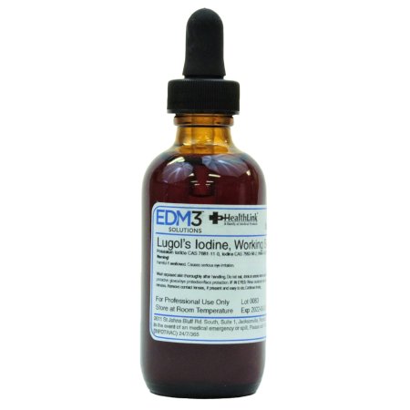 EDM 3 LLC Lugol's Solution 2 oz. - Each - 400351-EA