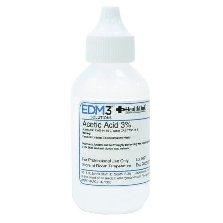 EDM 3 LLC Chemistry Reagent Acetic Acid ACS Grade 3% 2 oz. - Each - 400421-EA