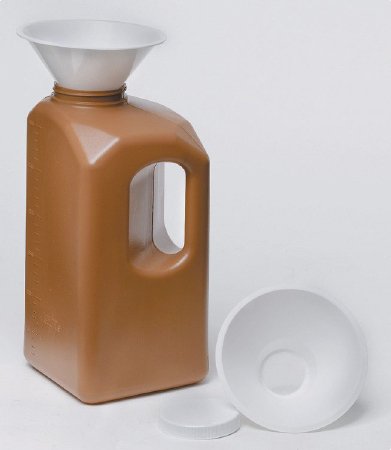 Medline 24 Hour Urine Specimen Collection Container 3,000 mL (101 oz.) Screw Cap Unprinted NonSterile - Each - DYND80024-EA