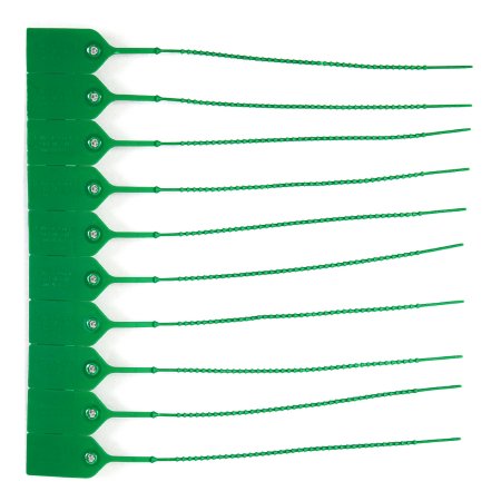 Health Care Logistics Pull-Tight Seal Health Care Logistics UnNumbered Green Polypropylene 9 Inch - Pack of 100 - 7825-PK