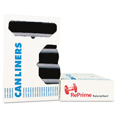 Accufit® Linear Low Density Can Liners with AccuFit Sizing, 32 gal, 0.9 mil, 33" x 44", Black, 20 Bags/Roll, 5 Rolls/Carton - CT/1 - HER-H6644TKR01-CT