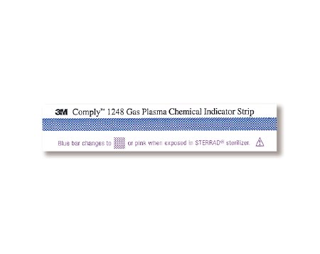 3M Comply™ Sterilization Chemical Indicator Strip Vaporized Hydrogen Peroxide 4 Inch - Case of 4 - 1248-CS