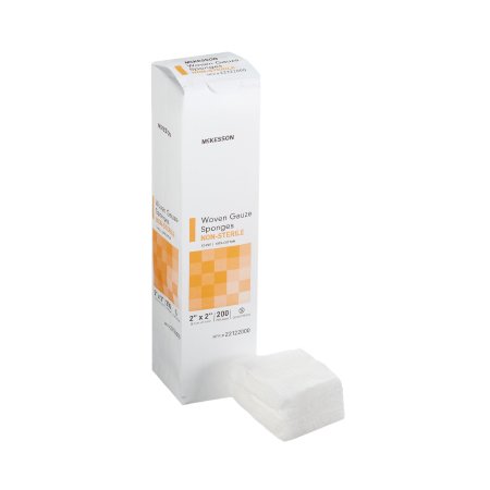 McKesson Gauze Sponge McKesson 2 X 2 Inch 200 per Pack NonSterile 12-Ply Square - Case of 8000 - 22122000-CS