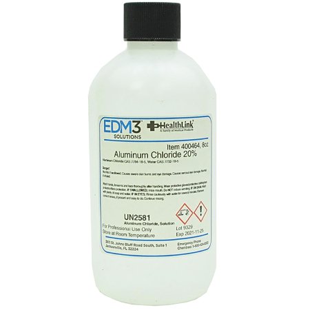 EDM 3 LLC Chemistry Reagent Aluminum Chloride ACS Grade 20% / 6.0 N 8 oz. - Each - 400464-EA