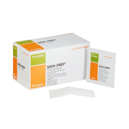 Smith & Nephew Skin Barrier Wipe Skin-Prep 75 to 100% Strength Isopropyl Alcohol Individual Packet Sterile - Each - 420400-EA
