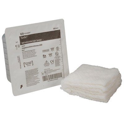 Cardinal Gauze Sponge Kerlix™ AMD 6 X 6-3/4 Inch 2 per Pack Sterile 12-Ply PHMB Rectangle - Pack of 1 - 6662-PK