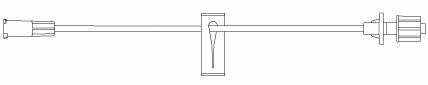 B. Braun IV Extension Set Small Bore 12 Inch Tubing Without Filter - Case of 100 - 473105-CS