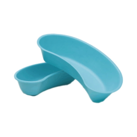 Medegen Medical Products LLC Emesis Basin Blue 1/2 Quart Plastic Reusable - Case of 12 - 00060-CS