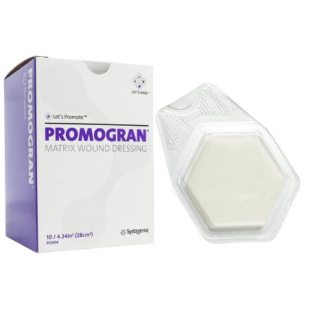 3M Systagenix/KCI Collagen Dressing 3M™ Promogran™ Matrix 4-1/3 X 4-1/3 Inch Hexagon 10 Count - Each - PG004-EA