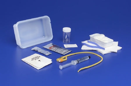 Cardinal Indwelling Catheter Tray Ultramer™ Foley 16 Fr. 5 cc Balloon - Case of 10 - 894672-CS