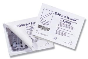 BD Pharmacy Tray BD Luer-Lok™ Luer Lock Tip Without Safety - TR/25 - 309703-TR