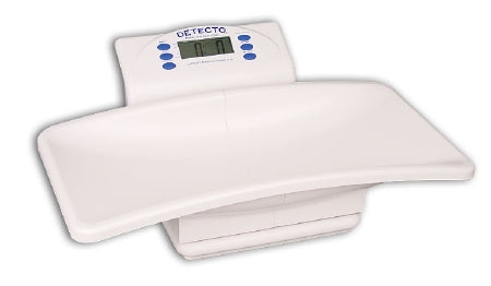 Detecto Scale Baby Scale Detecto® Digital Display 44 lbs. Capacity White Battery Operated - Each - 8440-EA
