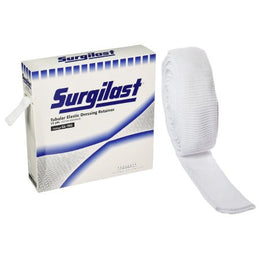 Gentell Elastic Net Retainer Dressing Surgilast® Tubular Elastic 25 Yard Size 2 White Small Leg / Arm / Hand / Foot NonSterile - Box of 1 - GL702-BX