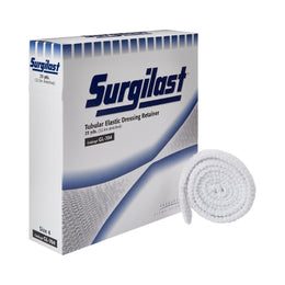 Gentell Elastic Net Retainer Dressing Surgilast® Tubular Elastic 25 Yard Size 4 White Large Hand / Arm / Leg / Foot NonSterile - Box of 1 - GL704-BX