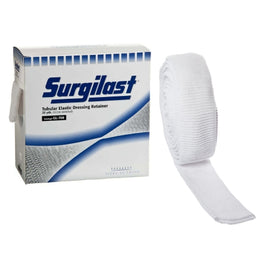 Gentell Elastic Net Retainer Dressing Surgilast® Tubular Elastic 25 Yard Size 7 White Small Chest / Back / Perineum / Axilla NonSterile - Box of 1 - GL708-BX