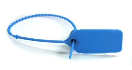 Healthmark Industries Tamper Evident Seal Pull-Tight Loks UnNumbered Blue Plastic 9 Inch - Pack of 100 - 5030 BL-PK