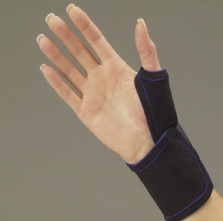 DeRoyal Thumb Splint Thermo-Form X-Large Hook and Loop Closure Right Hand Black - Each - 360XLR-EA