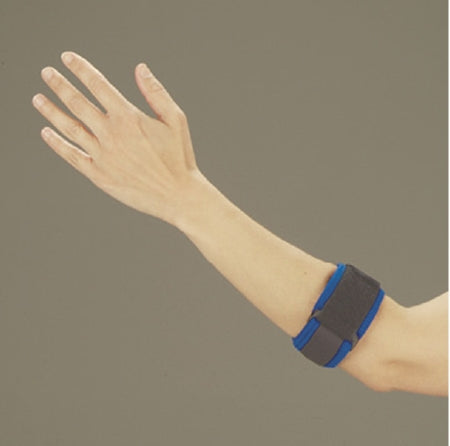 DeRoyal Elbow Support DeRoyal® One Size Fits Most Contact Closure Tennis Left or Right Elbow 16 Inch Long Black - Each - 12870000-EA