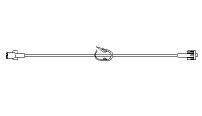 MPS Medical IV Extension Set MPS Mini Bore 60 Inch Tubing Without Filter Sterile - Box of 50 - EB-060-01-BX