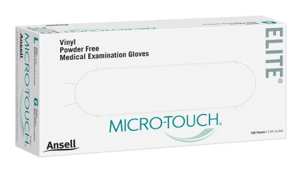 Ansell Exam Glove Micro-Touch® Elite® X-Large NonSterile Stretch Vinyl Standard Cuff Length Smooth Ivory Not Rated - Case of 1000 - 3094-CS