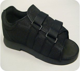 Bird & Cronin Post-Op Shoe Large Female Black - Each - 08143264-EA